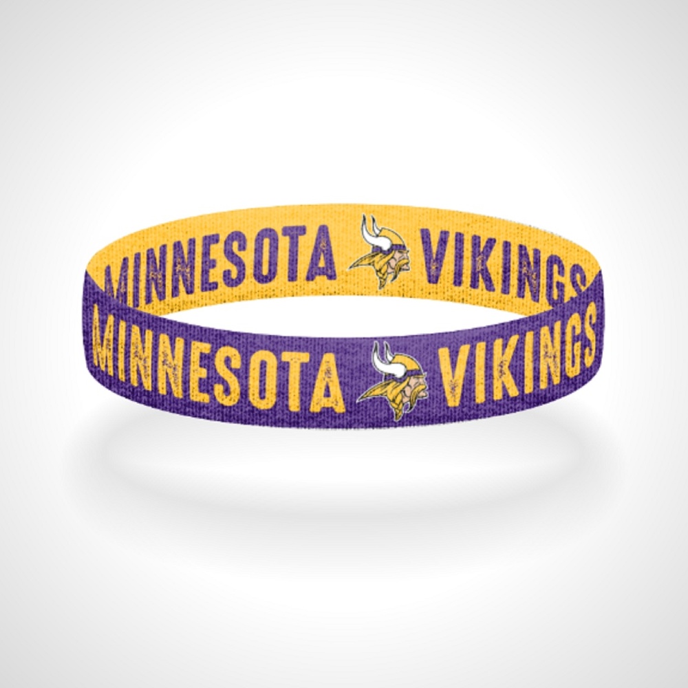 Reversible Minnesota Vikings Bracelet Wristband